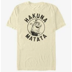 Hot Sale ❤️ Disney The Lion King Pumba Charge T-Shirt 🔔