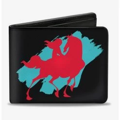 Best Pirce 🤩 Disney Mulan Red Horse Bifold Wallet ⌛