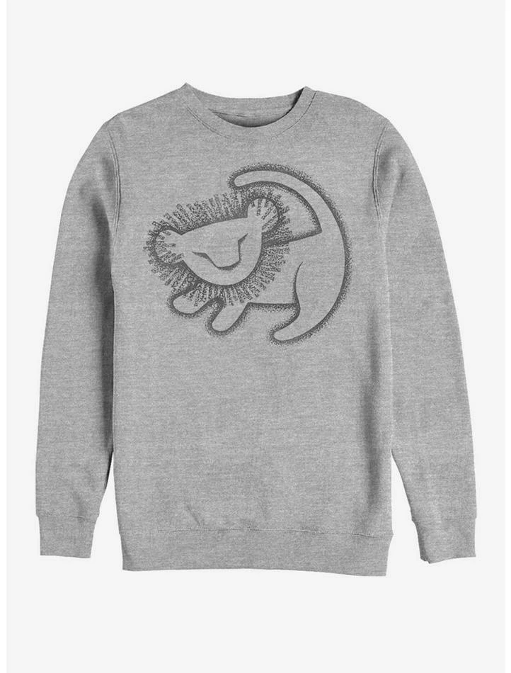 Budget 😀 Disney The Lion King Cave Painting Crew Sweatshirt ⭐ 1 Budget 😀 Disney The Lion King Cave Painting Crew Sweatshirt ⭐