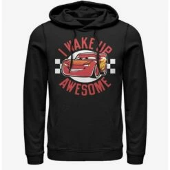 New ⭐ Disney Pixar Cars Wake Up Awesome Hoodie 😀