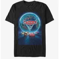 Outlet ❤️ Disney Pixar Cars Movie Poster T-Shirt ✔️