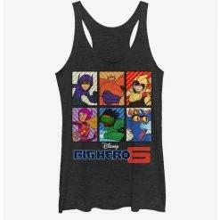 Deals 🔥 Disney Pixar Big Hero 6 Character Lineup 😀 Girls Tank ❤️