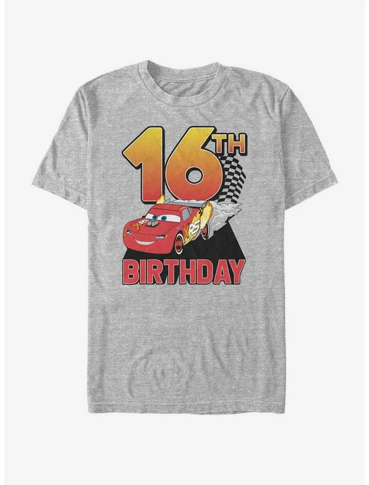 Outlet ❤️ Disney Pixar Cars Lightning ❤️ Birthday 16 T-Shirt ✔️ 1 Outlet ❤️ Disney Pixar Cars Lightning ❤️ Birthday 16 T-Shirt ✔️