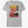 Best Sale 👍 Disney Pixar Cars Lightning ✨ Birthday 18 T-Shirt ❤️