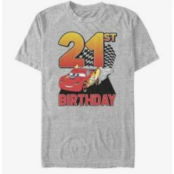 Buy ⌛ Disney Pixar Cars Lightning ⌛ Birthday 21 T-Shirt ✔️