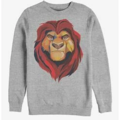 Cheapest ⌛ Disney The Lion King Mufasa Crew Sweatshirt 😀