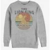 Cheapest ✔️ Disney The Lion King Retro King Crew Sweatshirt ⌛
