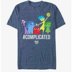 New ❤️ Disney Pixar Inside Out Complicated T-Shirt 🌟