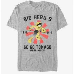 Budget 🤩 Disney Pixar Big Hero 6 Go Go Collegiate T-Shirt ❤️