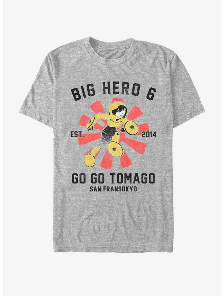 Budget 🤩 Disney Pixar Big Hero 6 Go Go Collegiate T-Shirt ❤️ 1 Budget 🤩 Disney Pixar Big Hero 6 Go Go Collegiate T-Shirt ❤️