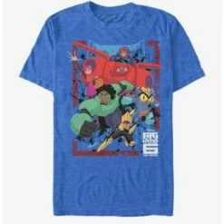 Outlet ⭐ Disney Pixar Big Hero 6 Group Six T-Shirt 🔔