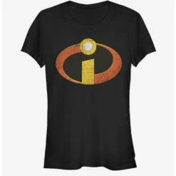 Top 10 ⭐ Disney Pixar The Incredibles Distressed Logo ⌛ Girls T-Shirt ✨
