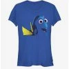 Brand new 😀 Disney Pixar Finding Dory Dory Blue Girls T-Shirt ✔️