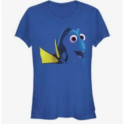 Brand new 😀 Disney Pixar Finding Dory Dory Blue Girls T-Shirt ✔️