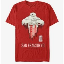 Outlet ⭐ Disney Pixar Big Hero 6 Sf Love T-Shirt ❤️