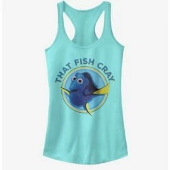 Coupon ✨ Disney Pixar Finding Dory Fish Be Cray ✔️ Girls Tank 🛒