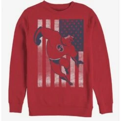 Best reviews of 🔥 Disney Pixar The Incredibles Incredible Flag Crew Sweatshirt ✔️