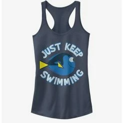 Discount ✔️ Disney Pixar Finding Dory Just Swim ❤️ Girls Tank ✨