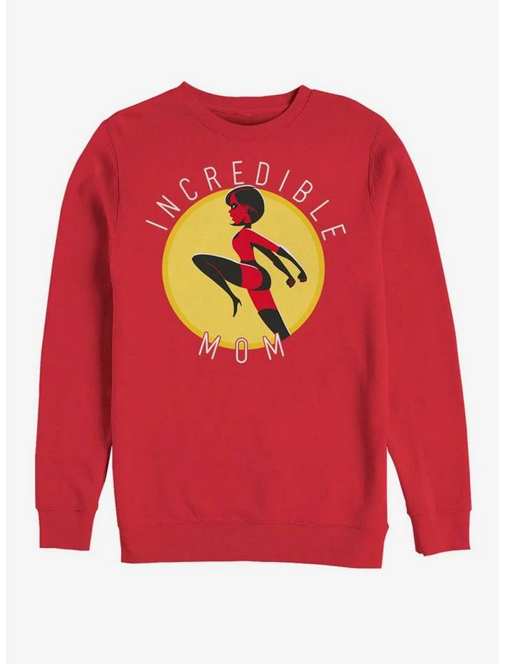 Wholesale ⭐ Disney Pixar The Incredibles Incredible Mom Circle Crew Sweatshirt 🥰 1 Wholesale ⭐ Disney Pixar The Incredibles Incredible Mom Circle Crew Sweatshirt 🥰
