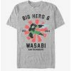 Brand new ⌛ Disney Pixar Big Hero 6 Wasabi Collegiate T-Shirt 💯