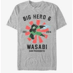 Brand new ⌛ Disney Pixar Big Hero 6 Wasabi Collegiate T-Shirt 💯