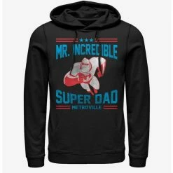 Promo ⭐ Disney Pixar The Incredibles Athletic Superdad Hoodie 😉