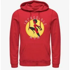New ⌛ Disney Pixar The Incredibles Incredible Mom Circle Hoodie ⌛