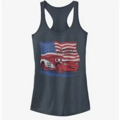 Cheap 😍 Disney Pixar Cars Lightning Flag Girls Tank ✨