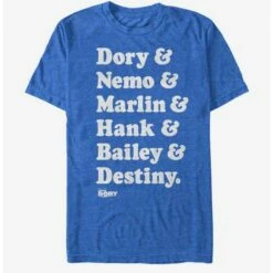 Hot Sale ❤️ Disney Pixar Finding Dory Roll Call T-Shirt 😀
