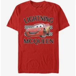 Flash Sale 🔔 Disney Pixar Cars Lightning Mcqueen T-Shirt 🔔