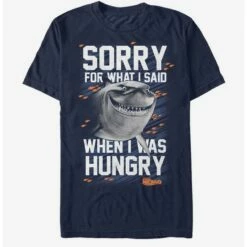 Brand new 🥰 Disney Pixar Finding Nemo Bruce Was Hungry T-Shirt 😉