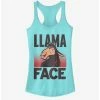 Best Sale 🛒 Disney The Emperor'S New Groove Llama Face Girls Tank 👏