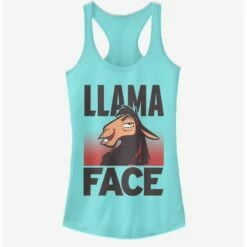 Best Sale 🛒 Disney The Emperor'S New Groove Llama Face Girls Tank 👏