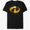 Budget ⌛ Disney Pixar The Incredibles Spray Logo T-Shirt ✔️