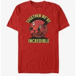 Best Pirce ✔️ Disney Pixar The Incredibles Togerther We'Re Incredible T-Shirt 😀