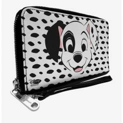 New βοΈ Buckle-Down Disney 101 Dalmatians Patch Spots Zip Wallet β€οΈ