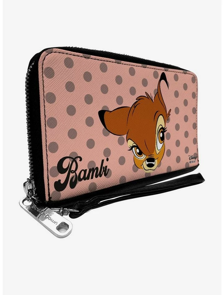 New ๐ Disney Bambi Dots Zip Around Wallet โค๏ธ 1 New ๐ Disney Bambi Dots Zip Around Wallet โค๏ธ