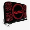 Deals 🥰 Disney Mulan Dragon Icon Zip Around Wallet ✔️