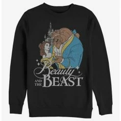 Best Pirce 🌟 Disney Beauty And The Beast Bb Classic Crew Sweatshirt ⭐