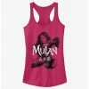 Flash Sale 🎁 Disney Mulan Fighting Stance Girls Tank 💯