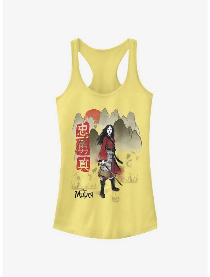 Promo ✔️ Disney Mulan Loyal Brave True ❤️ Girls Tank ⭐ 1 Promo ✔️ Disney Mulan Loyal Brave True ❤️ Girls Tank ⭐