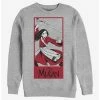Outlet 💯 Disney Mulan Bold Spirit Crew Sweatshirt 😍