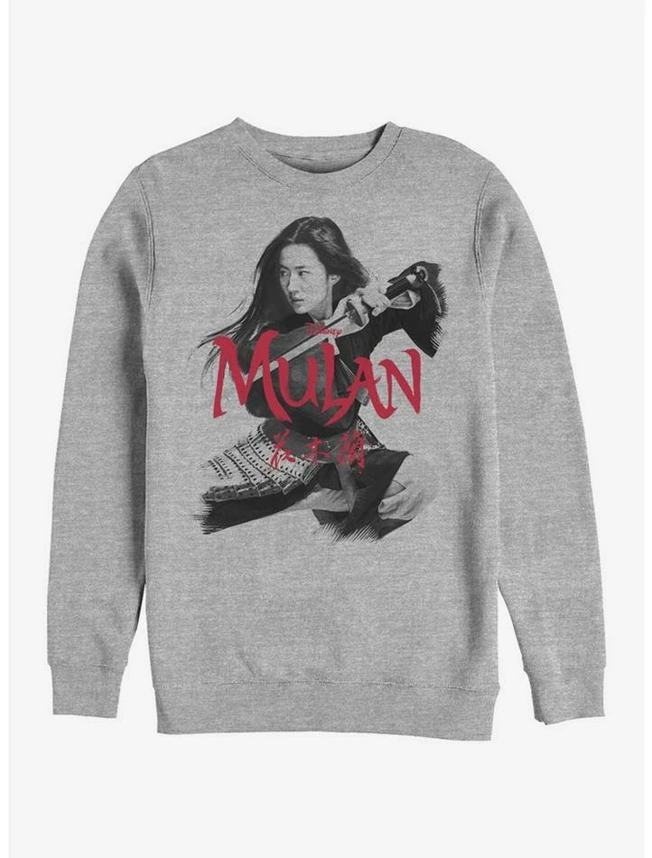 Cheap ⌛ Disney Mulan Fighting Stance Crew Sweatshirt ✨ 1 Cheap ⌛ Disney Mulan Fighting Stance Crew Sweatshirt ✨