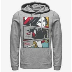 Outlet 😉 Disney Mulan Action Panels Hoodie 😍