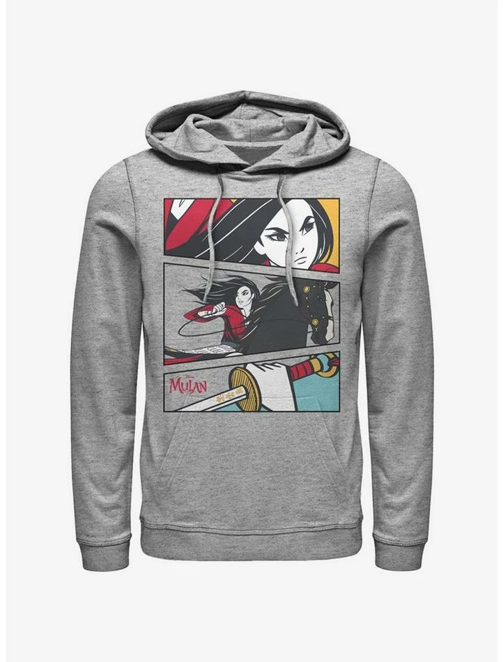 Outlet 😉 Disney Mulan Action Panels Hoodie 😍 1 Outlet 😉 Disney Mulan Action Panels Hoodie 😍