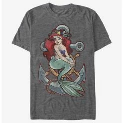 Cheapest 🔔 Disney The Little Mermaid Anchor T-Shirt 🌟 -Dressup Outfits Shop 13727385 hi