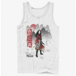 Coupon 🧨 Disney Mulan Loyal Brave True Tank 😍