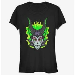 Wholesale ⌛ Disney Villains Maleficent Sugar Skull 😉 Girls T-Shirt 🤩