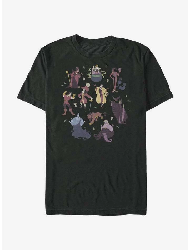 Deals ⌛ Disney Villains Doodle Disney Villains Bad Dudes T-Shirt ⭐ 1 Deals ⌛ Disney Villains Doodle Disney Villains Bad Dudes T-Shirt ⭐