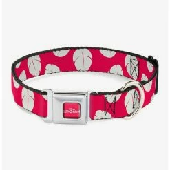 Outlet 👏 Disney Lilo & Stitch Bounding Lilo Dress Leaves Seatbelt Buckle Dog Collar 🎉